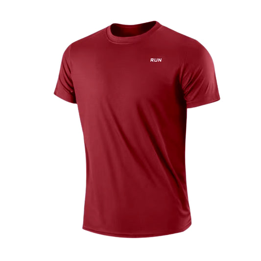 Men's Quick Dry Short Sleeve Gym Shirt
