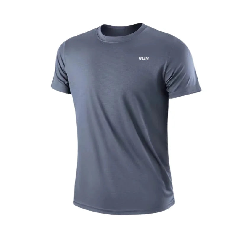 Men's Quick Dry Short Sleeve Gym Shirt