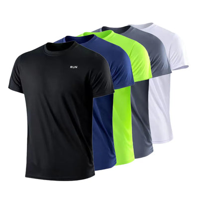 Men's Quick Dry Short Sleeve Gym Shirt
