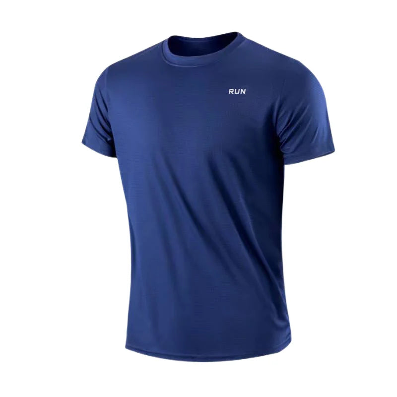 Men's Quick Dry Short Sleeve Gym Shirt