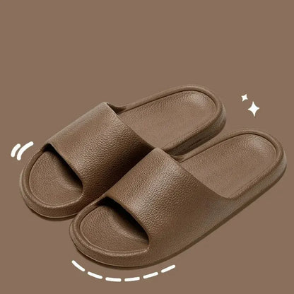 Men Sandals Flip Flops Man Slippers Solid Color Simple Non-Slip Soft Sole Comfortable Shower Slippers Outdoor