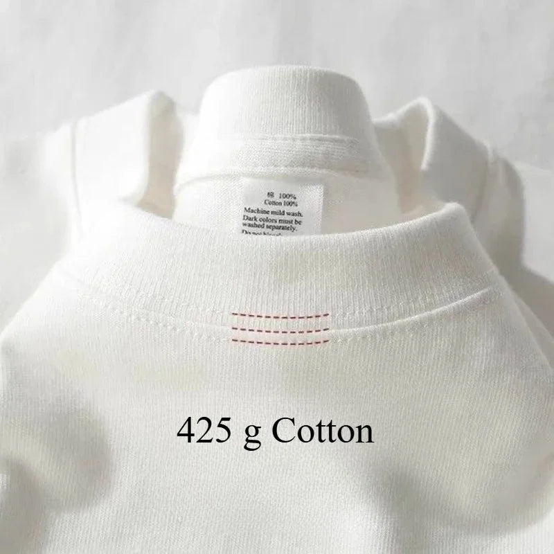 Elevate Your Style with Our Premium Heavyweight Cotton Half Sleeve T-Shirt for Men - Perfect for Spring and Summer!