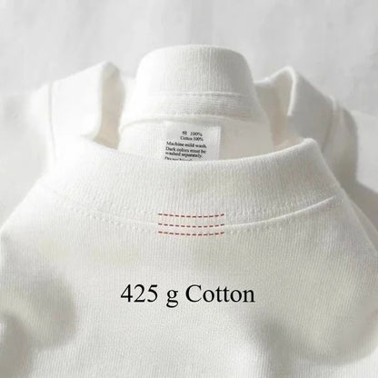 Elevate Your Style with Our Premium Heavyweight Cotton Half Sleeve T-Shirt for Men - Perfect for Spring and Summer!