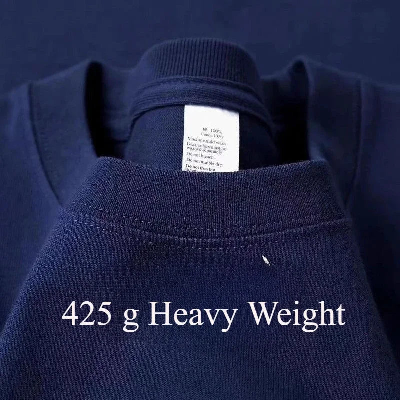 Elevate Your Style with Our Premium Heavyweight Cotton Half Sleeve T-Shirt for Men - Perfect for Spring and Summer!