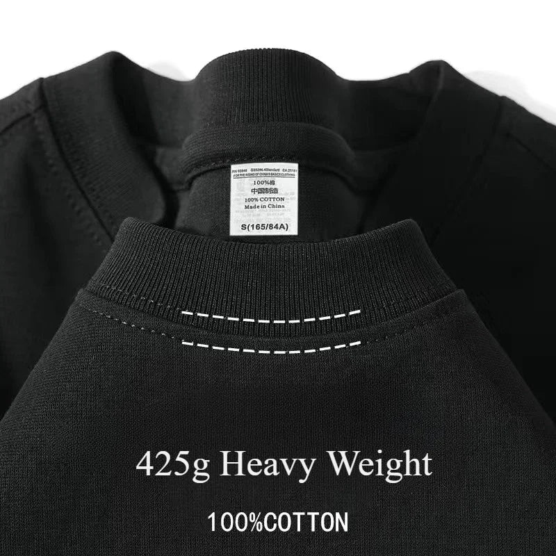 Elevate Your Style with Our Premium Heavyweight Cotton Half Sleeve T-Shirt for Men - Perfect for Spring and Summer!