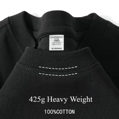 Elevate Your Style with Our Premium Heavyweight Cotton Half Sleeve T-Shirt for Men - Perfect for Spring and Summer!