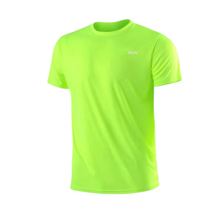 Men's Quick Dry Short Sleeve Gym Shirt
