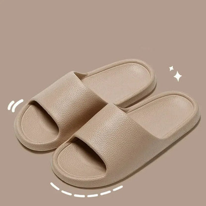 Men Sandals Flip Flops Man Slippers Solid Color Simple Non-Slip Soft Sole Comfortable Shower Slippers Outdoor