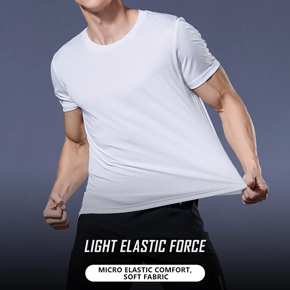 Men's Quick Dry Short Sleeve Gym Shirt
